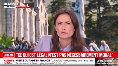 Julie Hammett sur BFMTV, dimanche 27 septembre.