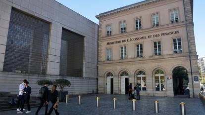 Bâtiment du ministère de l’Économie et des finances, à Paris.
