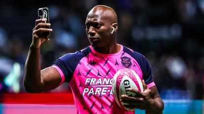 Sékou Macalou le 19 avril dernier lors du derby entre le Stade Français et le Racing 92.