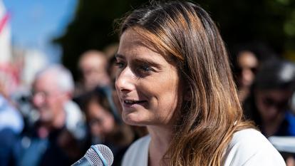 Marine Tondelier, secrétaire nationale des Écologistes, lors de la Braderie de Lille, le 5 septembre 2026.