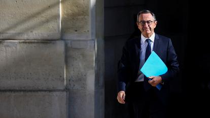 Le chef des Républicains, et candidat à la présidentielle, Bruno Retailleau.
