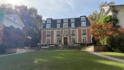 La façade du château de Dammarie-les-Lys