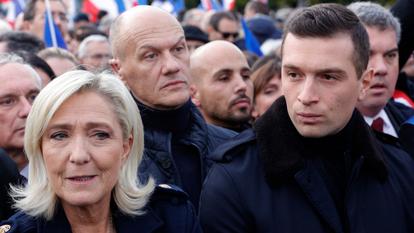 Marine Le Pen et Jordan Bardella.