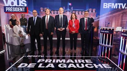 Raphaël Glucksmann, Emmanuel Maurel, Ségolène Royal, Olivier Faure et Jérôme Guedj se sont affrontés pour la troisième et dernière fois dimanche soir sur BFMTV.