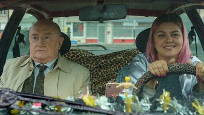 Michel Blanc et Louane Emera dans Marie-Line et son juge.