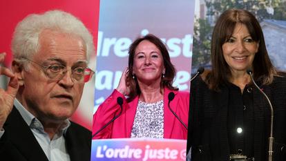 Lionel Jospin, Ségolène Royal et Anne Hidalgo.