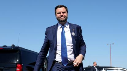 Le vice-président américain JD Vance à l’aéroport international de Cincinnati/Northern Kentucky, le 9 octobre 2026.