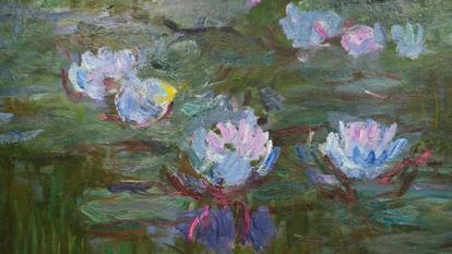 Détail des "Nymphéas" de Claude Monet