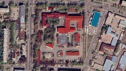 Une image satellite montre l’Institut anti-peste de Sibérie et de l’Extrême-Orient à Irkoutsk, en Russie, le 8 mai 2025.