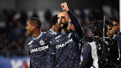 Himad Abdelli a inscrit le second but de l’OM, sur penalty, dimanche soir à Troyes.