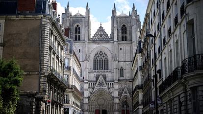 Vue de la cathédrale de Nantes (Loire-Atlantique) en juin 2024.