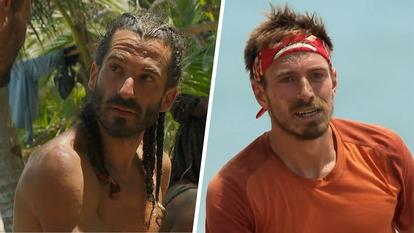 Maxime et Dorian dans « Koh-Lanta All Stars ».