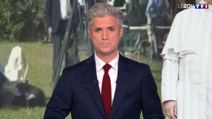 Jean-Baptiste Boursier au «20 heures» de TF1, mercredi 14 octobre.