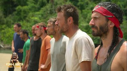 Maxime, Ugo, Freddy et les candidats de « Koh-Lanta All Stars » au Panama.