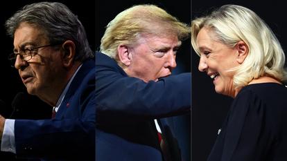 Jean-Luc Mélenchon et Marine Le Pen s’inspirent du style transgressif de Donald Trump pour rallier de nouveaux électeurs.