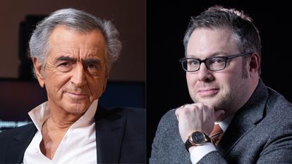 Bernard-Henri Lévy et Mathieu Bock-Côté.