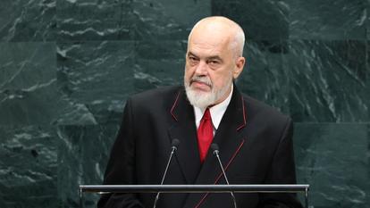Edi Rama, premier ministre de l’Albanie.