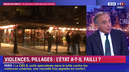 Éric Zemmour sur LCI.