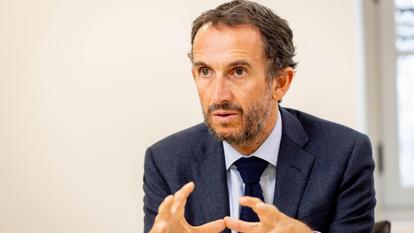Alexandre Bompard, le PDG de Carrefour, en février 2026