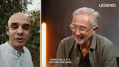 Thierry Lhermitte rencontre Ludwig Briand, le comédien de «Mimi Siku» dans Un Indien dans la ville.