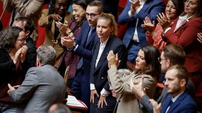 Les députés LFI lors de la séance de questions au gouvernement, mardi 20 octobre 2026, à l’Assemblée nationale.