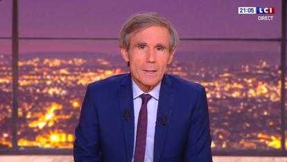 David Pujadas sur LCI.