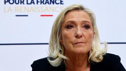Marine Le Pen est créditée d’un socle de 35 % des voix au premier tour de l’élection présidentielle de 2027, selon les derniers sondages.
