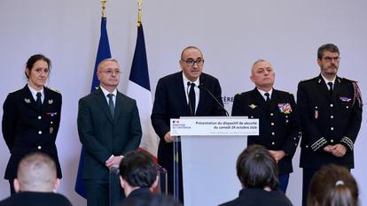 Le ministre de l’Intérieur Laurent Nunez à l’hôtel de Beauvau à Paris, le 23 octobre 2026.