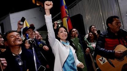 Luisa Gonzalez, présidente du Mouvement de la Révolution citoyenne.