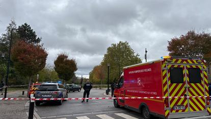 Un périmètre de sécurité a été établi autour du square Louis Pergaud, à Trappes.