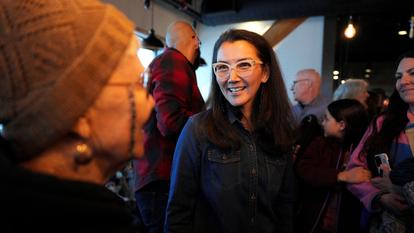 Mary Peltola, candidate démocrate au Sénat à Anchorage, le 17 janvier 2026.