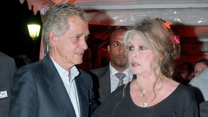 Bernard d’Ormale et Brigitte Bardot en septembre 2014 à Saint-Tropez.