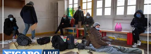 Migrants : les occupants de l'ancienne école hébergés dans des gymnases
