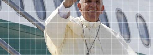 Les voyages du Pape François résumés en cartographie
