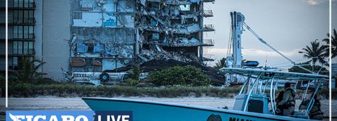 L'immeuble effondré en Floride démoli avant l'arrivée de la tempête Elsa