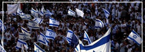La parade des nationalistes israéliens à Jérusalem-Est