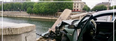 Paris : un chauffard endommage le pont au Change après un refus d'obtempérer