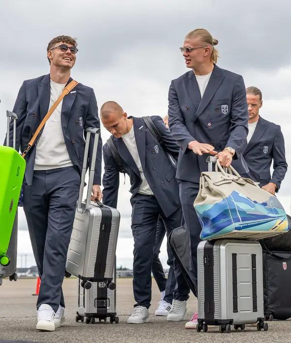 Erling Haaland avec son sac HAC Birkin