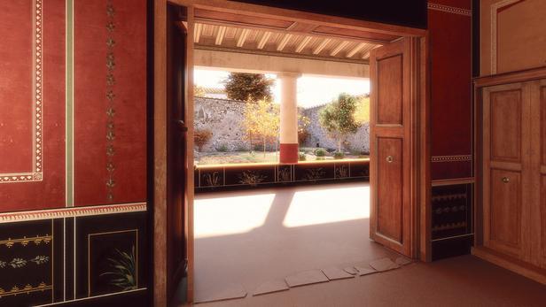 Visite de la maison au jardin, reconstituée virtuellement dans le cadre de l'exposition, qui devait s'ouvrir au Grand Palais.