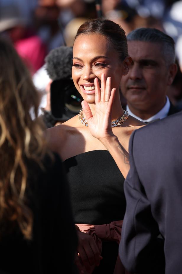 La montée des marches du samedi 18 mai 2024 - photo 7 Zoe Saldaña. (Cannes, le 18 mai 2024.)