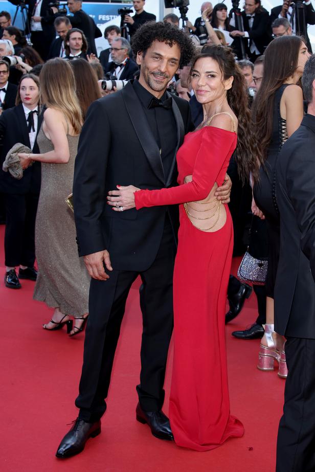 La montée des marches du samedi 18 mai 2024 - photo 24 Tomer Sisley et Sandra Sisley. (Cannes, le 18 mai 2024.)