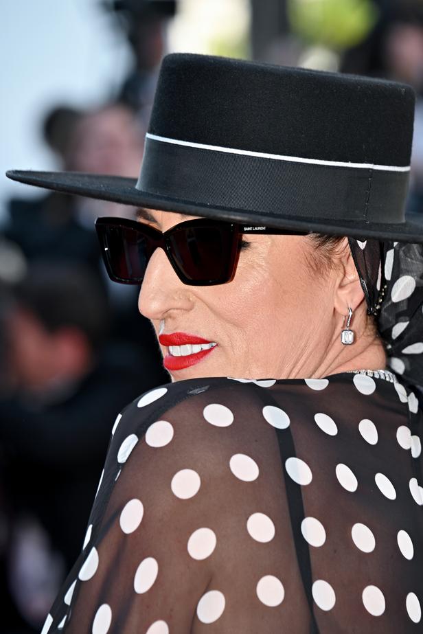 La montée des marches du samedi 18 mai 2024 - photo 21 Rossy de Palma. (Cannes, le 18 mai 2024.)