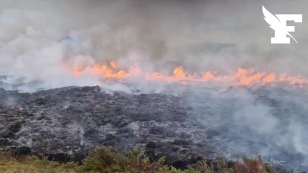 Les images vues du ciel du feu qui ravage l'Écosse depuis plus de quatre jours