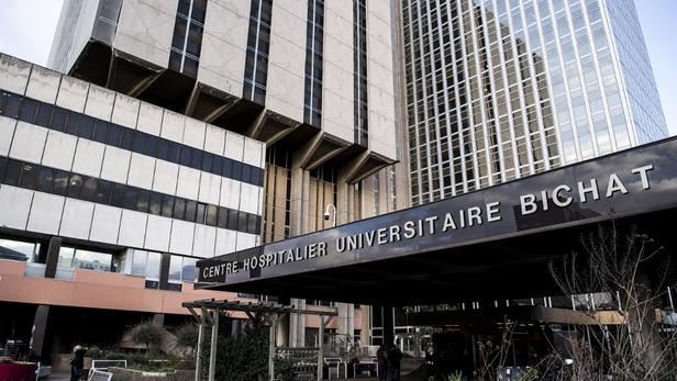 L'hôpital Bichat à Paris, où le patient chinois atteint du coronavirus est décédé.