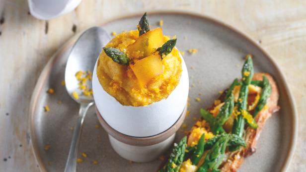 Une recette à base de boutargue proposée par Benoît Nicolas, Meilleur Ouvrier de France.