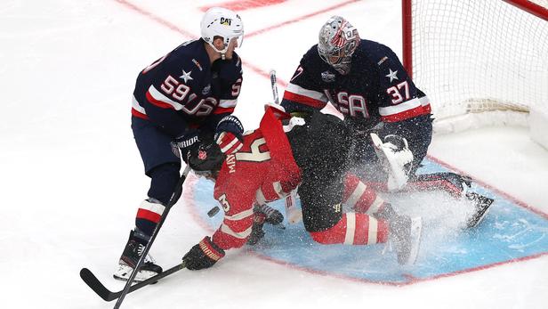 Hockey sur glace : le Canada domine les États-Unis sur fond de vives ...