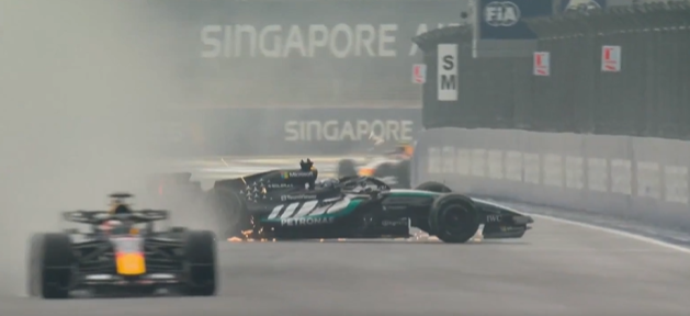 Formule 1 : en vidéo, la grosse erreur de George Russell qui frôle le pire