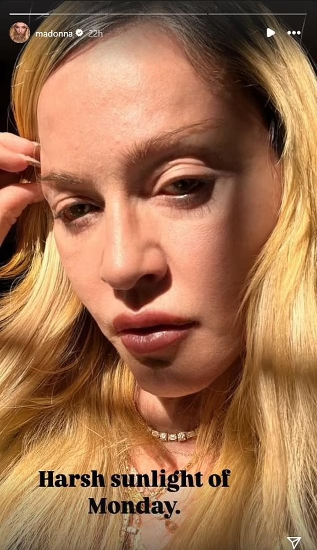 Cette rare photo de Madonna, sans filtre et sans maquillage sur Instagram