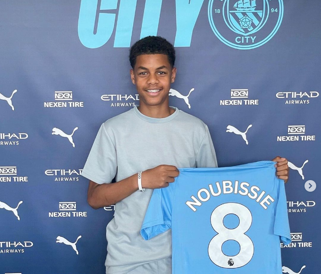 Mercato : Manchester City mise plus de 1 million d'euros sur un gamin de 14 ans, le Français Tyrese Noubissie