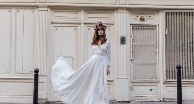 Empire, fluide, bohème : toutes les tendances robes de mariée de 2022